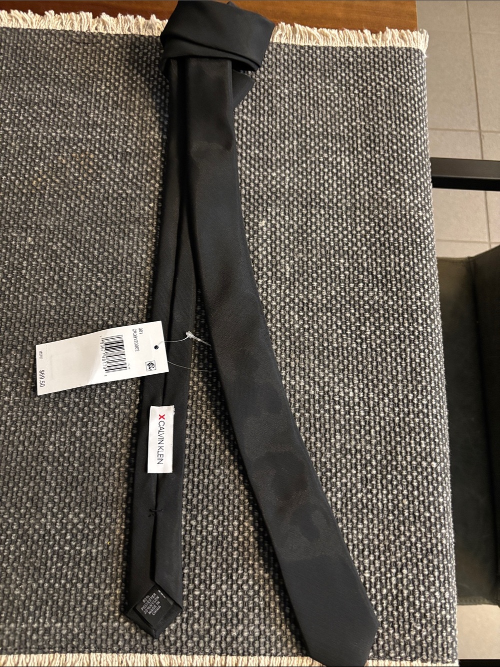 NWT Calvin Klein thin dress tie